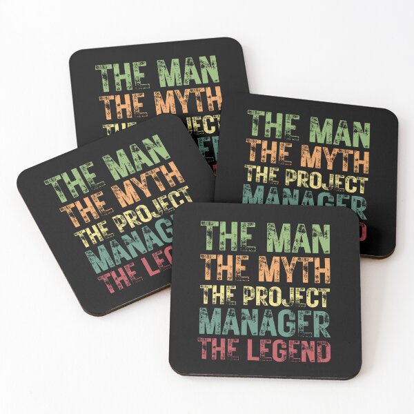 Item preview, The Man The Myth The Project Manager The Legend designed and sold by Crafty-Mornings.