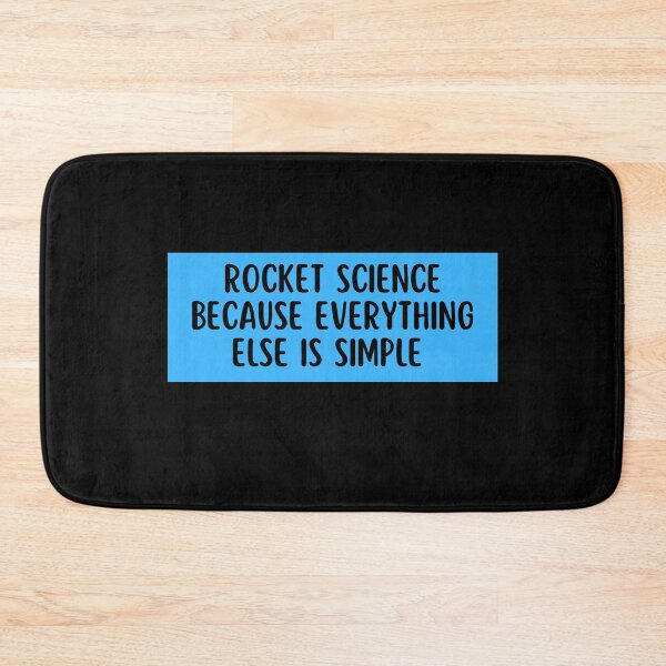 Item preview, rocket science because everything else is simple designed and sold by TomorrowQuotes.