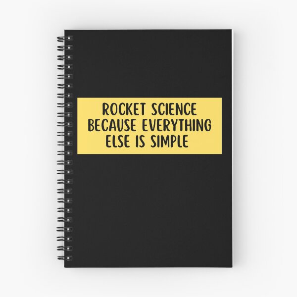 Item preview, rocket science because everything else is simple designed and sold by TomorrowQuotes.