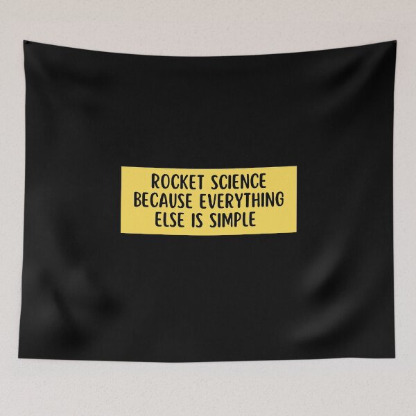 Item preview, rocket science because everything else is simple designed and sold by TomorrowQuotes.