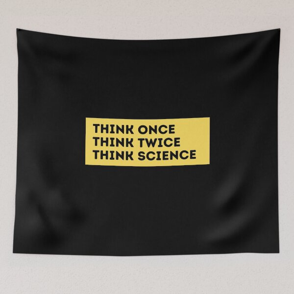 Item preview, think once think twice think science designed and sold by TomorrowQuotes.