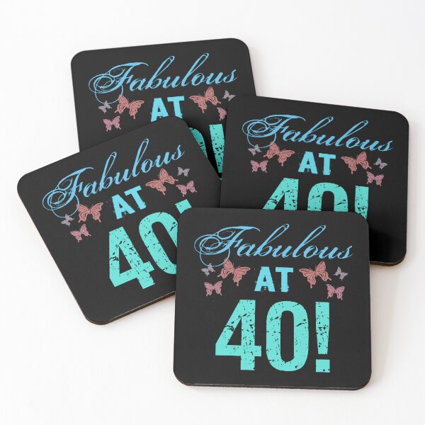 Item preview, Fabulous At 40 birthday! designed and sold by thepixelgarden.