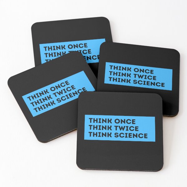 Item preview, think once think twice think science designed and sold by TomorrowQuotes.