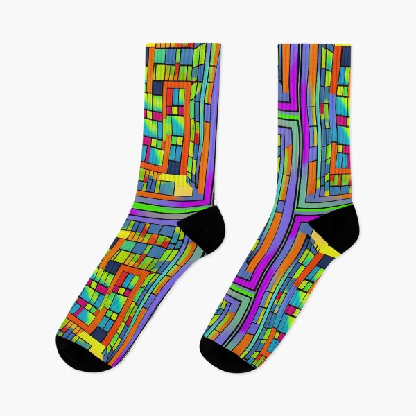Item preview, Abstract color square pattern designed and sold by Cheekygringo.