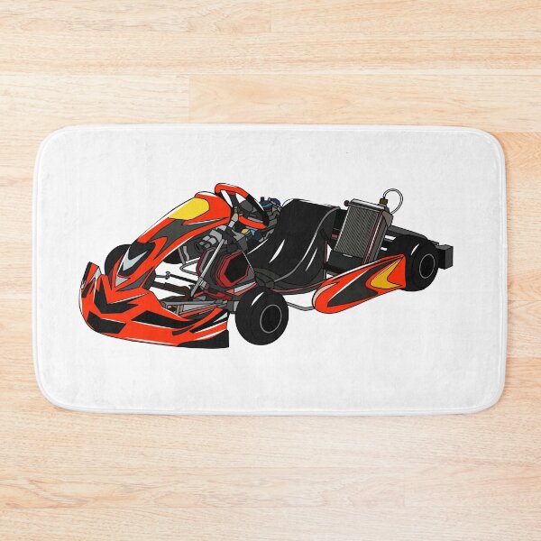 Item preview, Kart racing cartoon illustration designed and sold by Misscartoon.