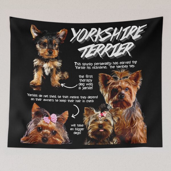 Item preview, Yorkshire Terrier Fun Facts designed and sold by KyleNesas.