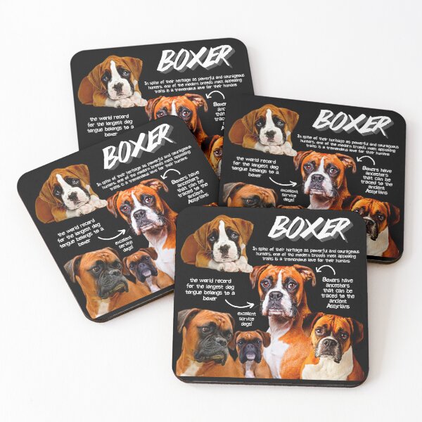 Item preview, Boxer Dog Fun Facts designed and sold by KyleNesas.