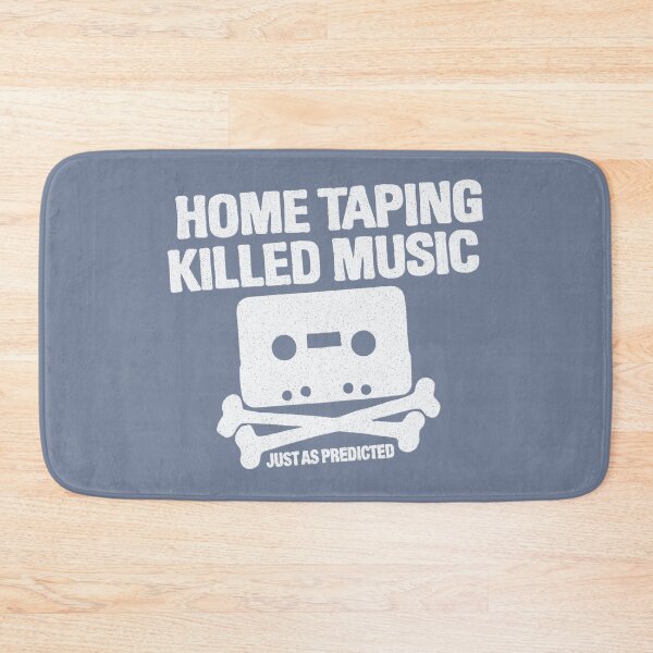 Item preview, home taping killed music (white) designed and sold by BrownWoodRobot.