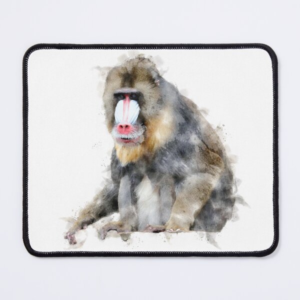 Item preview, Mandrill Watercolour Artwork designed and sold by Typeglyphs.