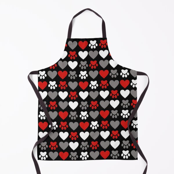 Item preview, pawprints on my heart - cat print - dog print designed and sold by EvergreenWhimsy.