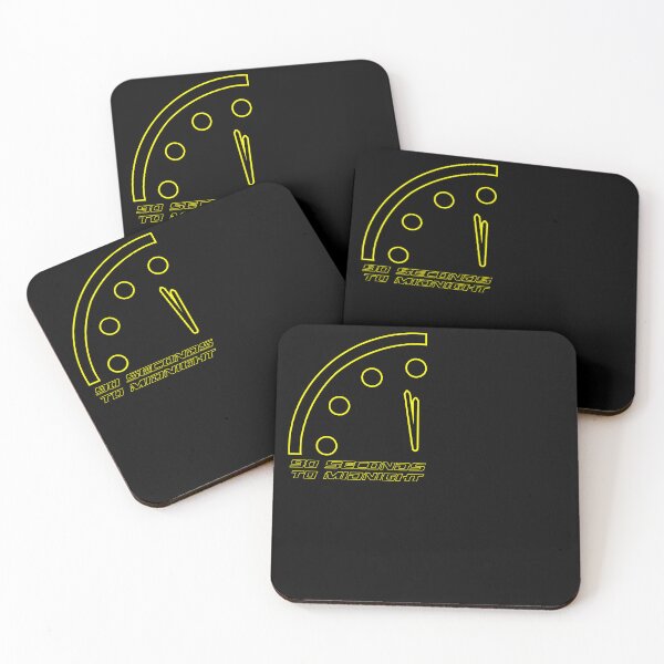 Item preview, 90 seconds to midnight doomsday clock  designed and sold by Signs for Dark Times.
