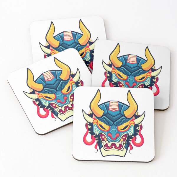 Item preview, The Oni Mask Minimalist designed and sold by mcmtdesigns.