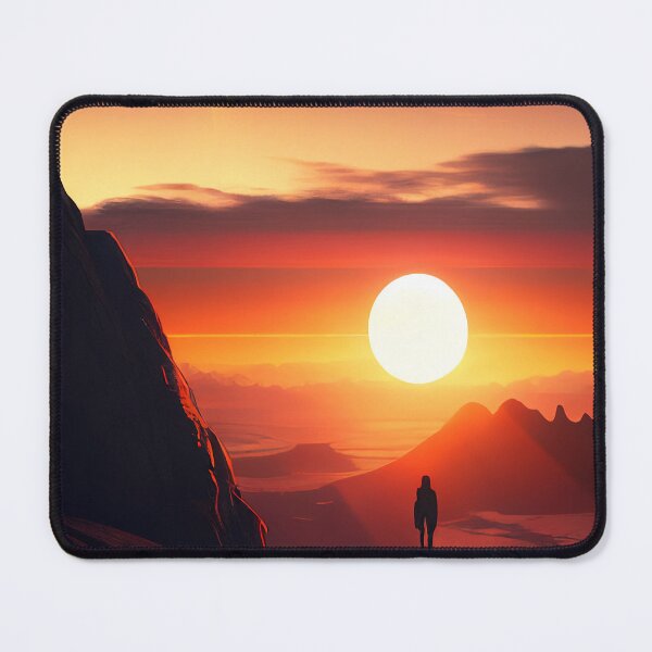 Item preview, Sci-fi sunset with moon view designed and sold by Marc Alexander Kunze.