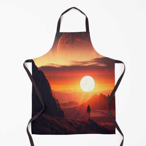 Item preview, Sci-fi sunset with moon view designed and sold by Marc Alexander Kunze.