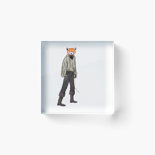 Item preview, Fancy Red Panda Model Character Sticker designed and sold by Rachels-Hue.