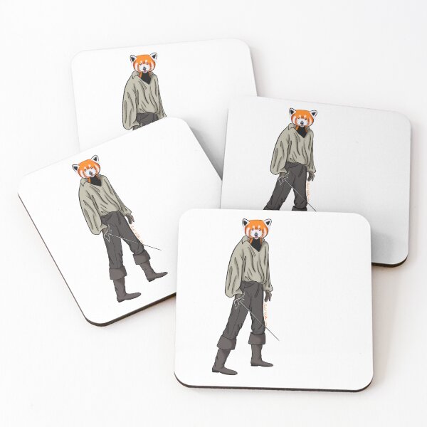 Item preview, Fancy Red Panda Model Character Sticker designed and sold by Rachels-Hue.