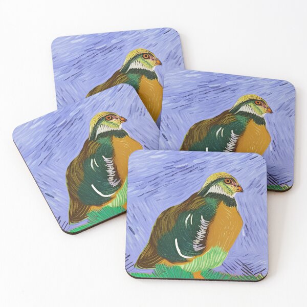 Item preview, Good ol' Bobwhite Critter Tribute ... Inspired by Vincent Van Gogh and David Hockney designed and sold by SeaStories88.