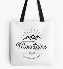 Bolsa de tela montañas transparentes