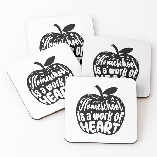 Item preview, Homeschool is a work of Heart Funny Mother's day Saying designed and sold by MouDantArts.
