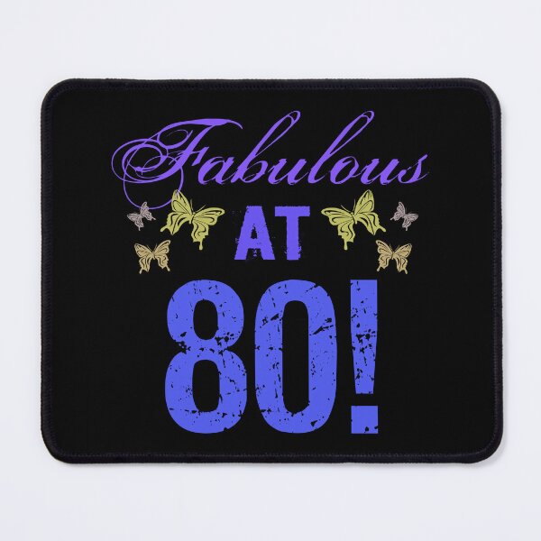 Item preview, Fabulous At 80 birthday! designed and sold by thepixelgarden.