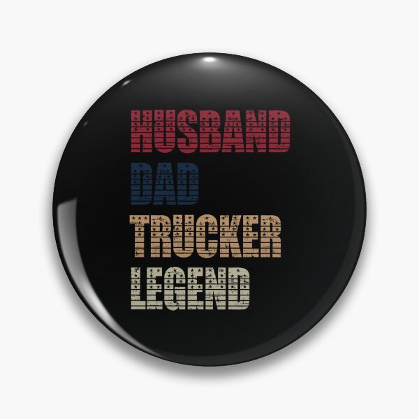 Item preview, Husband Dad Trucker Legend - The Ultimate Classic T-Shirt designed and sold by StepInShirts.