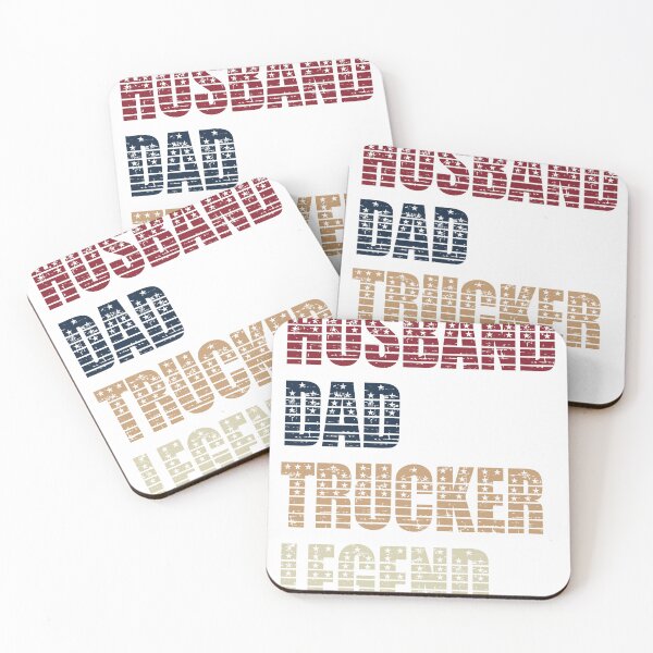 Item preview, Husband Dad Trucker Legend - The Ultimate Classic T-Shirt designed and sold by StepInShirts.