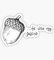 Bilbo Thorin Acorn Sticker