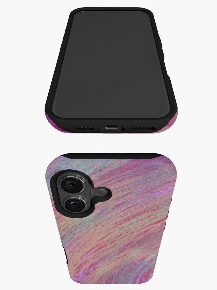 Thumbnail 3 of 4, iPhone Case, Intense Sunset Pastel Abstract designed and sold by OneDayArt.
