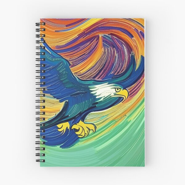 Item preview, Good ol' Eagle Critter Tribute ... Inspired by Vincent Van Gogh and David Hockney designed and sold by SeaStories88.