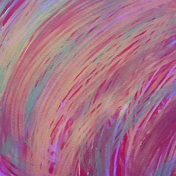 Artwork thumbnail, Intense Sunset Pastel Abstract by OneDayArt