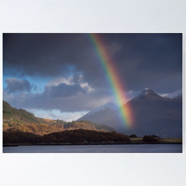 Item preview, Rainbow at Kinlochleven, and the Pap of Glencoe, Scotland designed and sold by Cliff Williams.