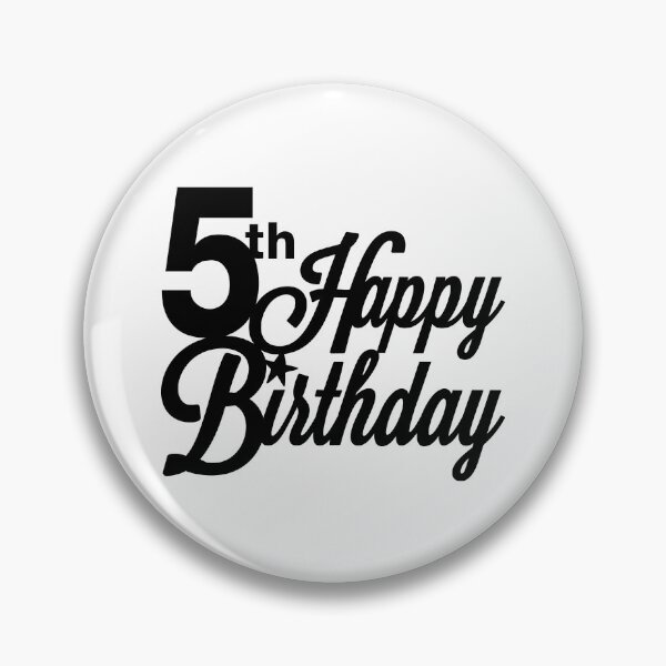 Item preview, 5th Birthday T-Shirt, Birthday T-Shirt, Happy Birthday T-shirt, Birthday Gift, Design for Man and Ladies ,Boy and Girl ,Classic T-Shirt Gift designed and sold by sixday 7day.