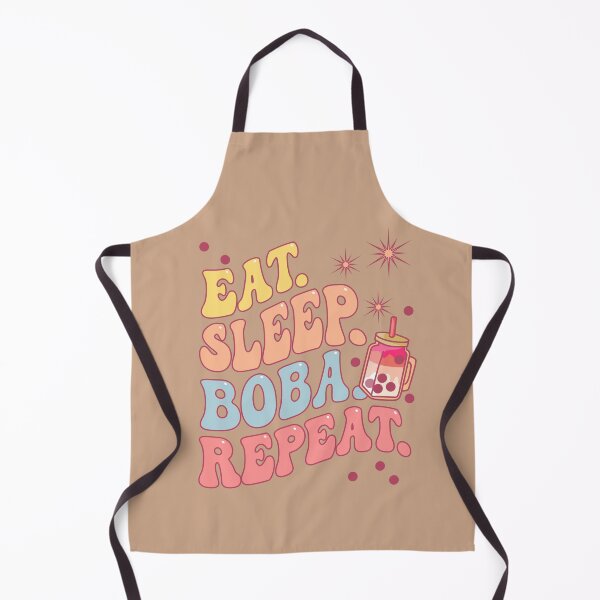Item preview, Groovy Eat Sleep Boba Repeat designed and sold by pookkudesign.
