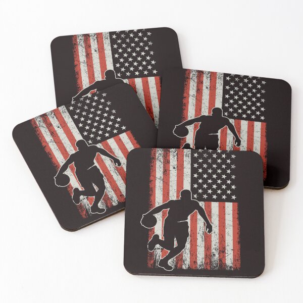 Item preview, Vintage USA Flag Basketball Player designed and sold by Ryan Jay Cruz.