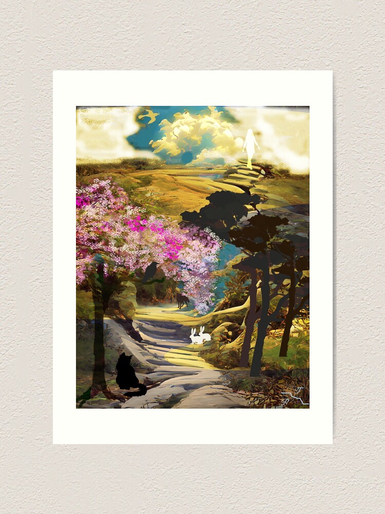 Thumbnail 1 of 3, Art Print, The Heavenly Path designed and sold by Taimei.