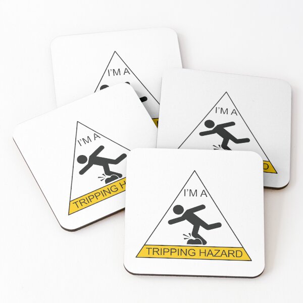 Item preview, Copy of Falling Person, Tripping Hazard Sticker designed and sold by Rachels-Hue.