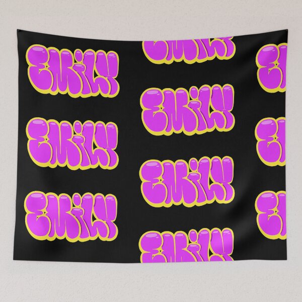 Item preview, A Pink Emily Name Tag designed and sold by ArtByNabes.