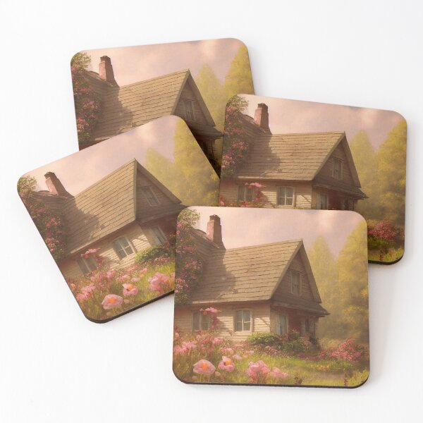 Item preview, Dreamy Pastel Cottage Home in Nature Garden designed and sold by bryanchvzz.
