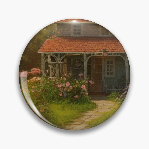 Item preview, Muted Cottage with Stone Walkway in Nature designed and sold by bryanchvzz.