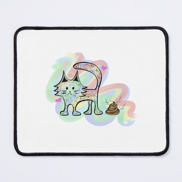 Item preview, Kitty Cat Cartoon Funny Rainbow Design designed and sold by RockettCrow.