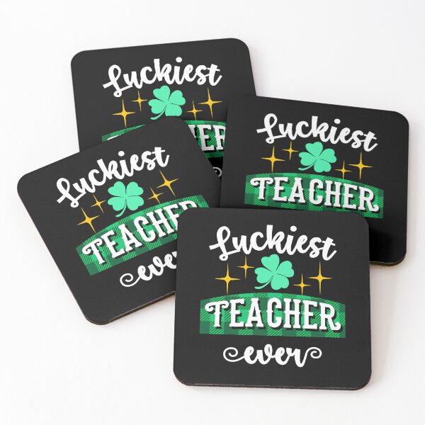 Item preview,  Luckiest Teacher Ever Lucky Groovy Wavy on St Patrick's Day designed and sold by pookkudesign.
