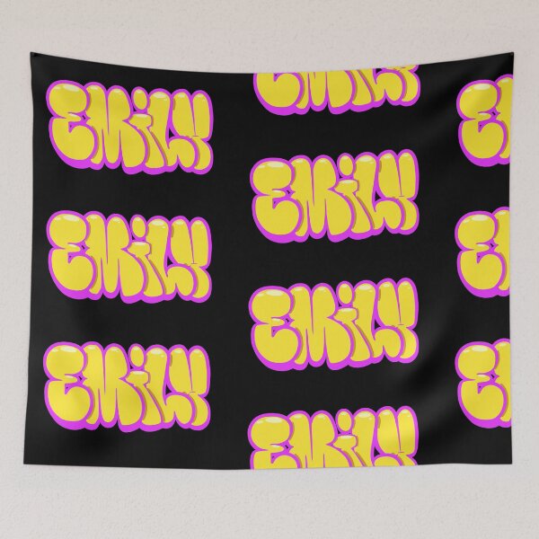 Item preview, Yellow Emily Name Tag designed and sold by ArtByNabes.