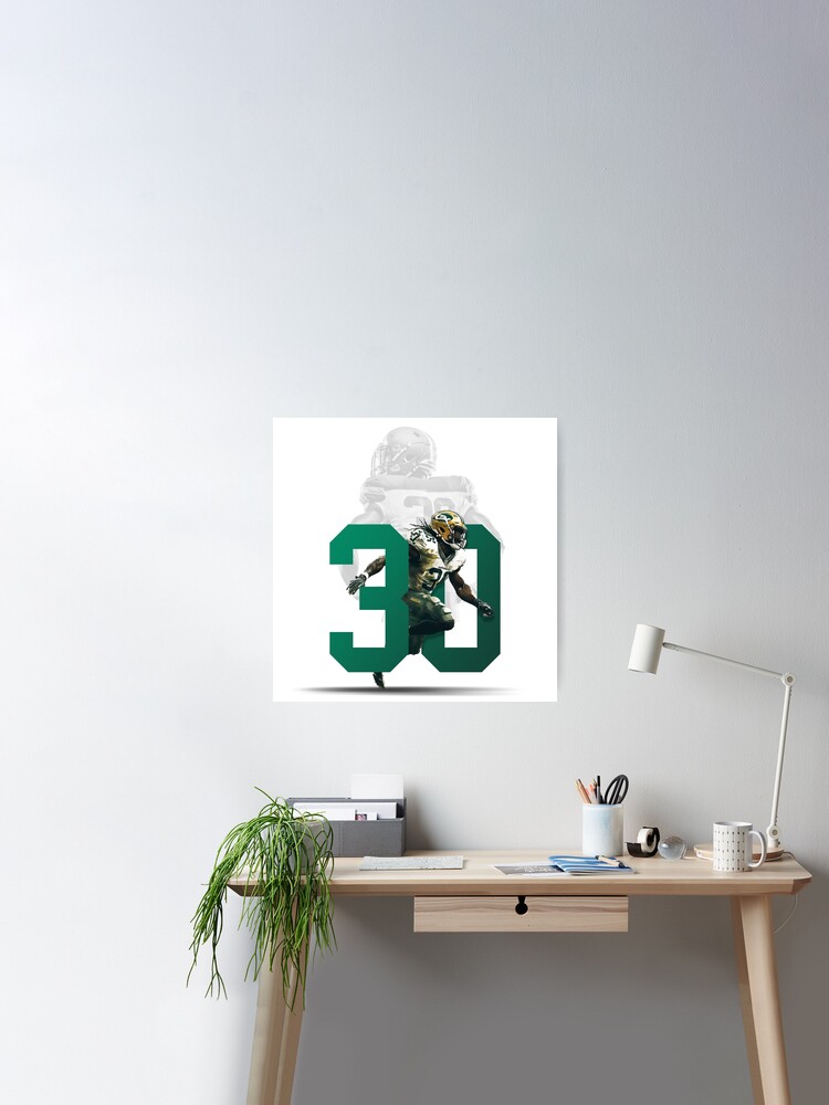 Aaron Jones Alternate Jersey Poster for Sale by designsheaven