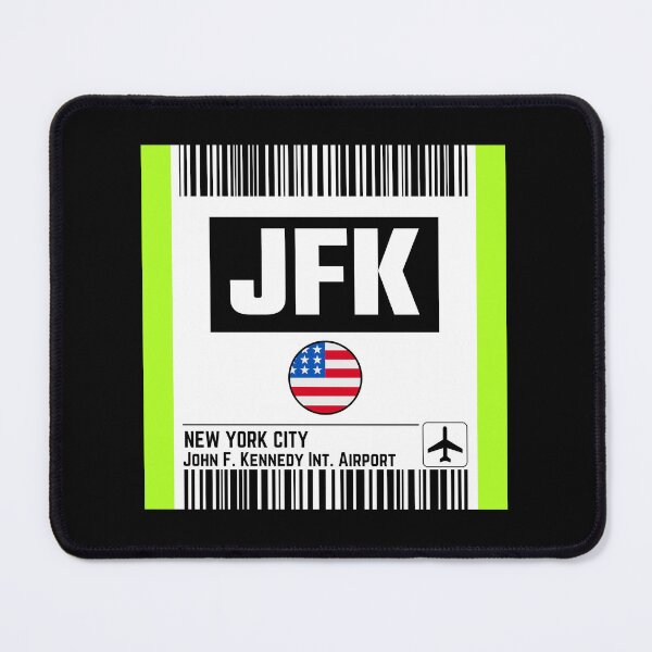 Item preview, NEW YORK CITY JFK mini boarding pass tag designed and sold by LeddsoDello.