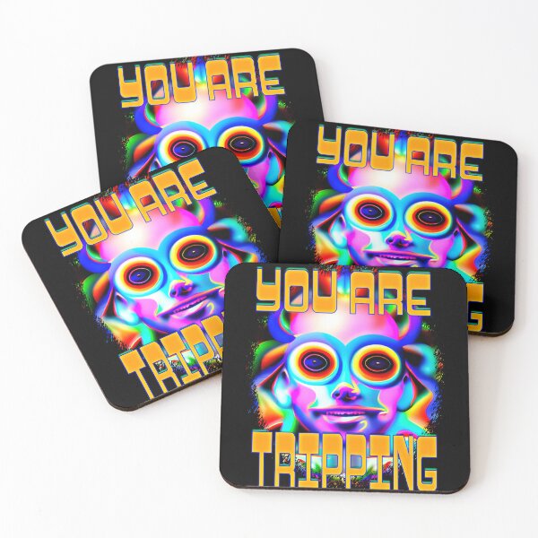 Item preview, You Are Tripping- Captioned (2)- Trippy Psychedelic Art designed and sold by TheThirdEye.