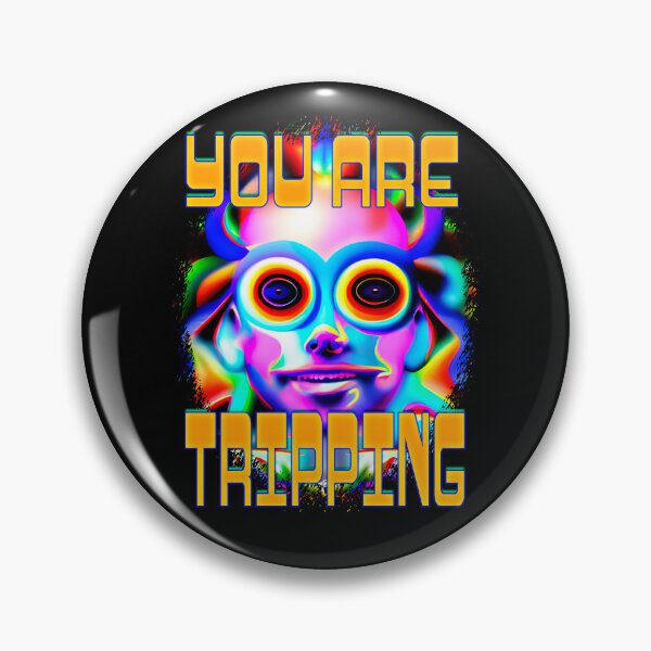 Item preview, You Are Tripping- Captioned (2)- Trippy Psychedelic Art designed and sold by TheThirdEye.