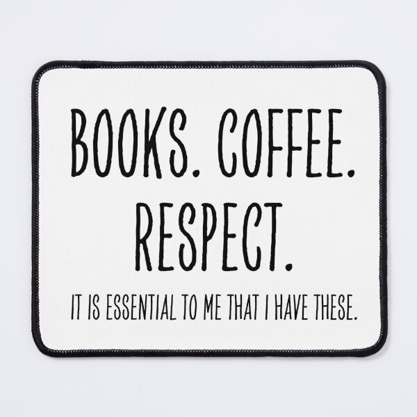 Item preview, BOOKS. COFFEE. RESPECT. designed and sold by successmom.