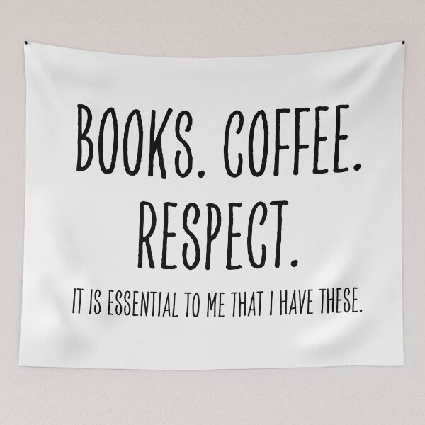 Item preview, BOOKS. COFFEE. RESPECT. designed and sold by successmom.