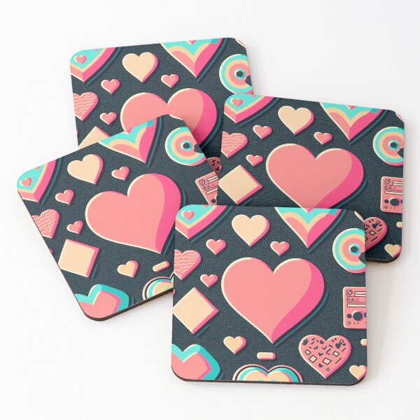 Item preview, Lo-fi Hearts designed and sold by ArtMadeByAI.