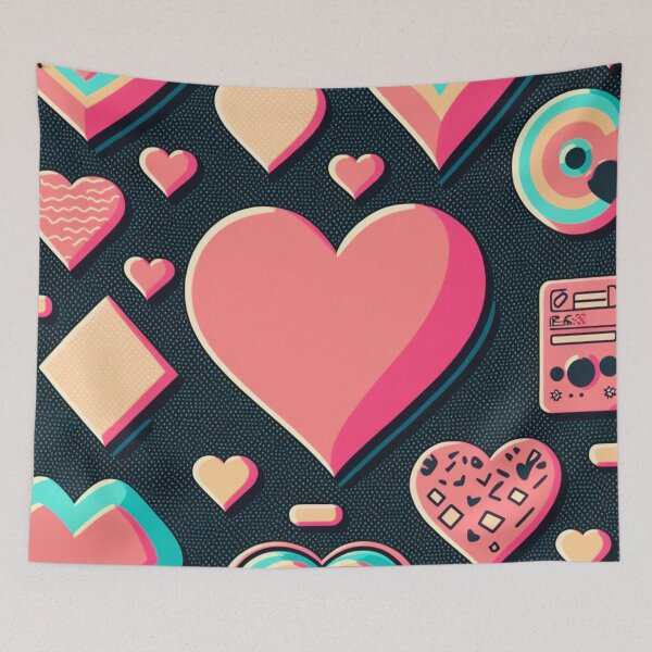 Item preview, Lo-fi Hearts designed and sold by ArtMadeByAI.